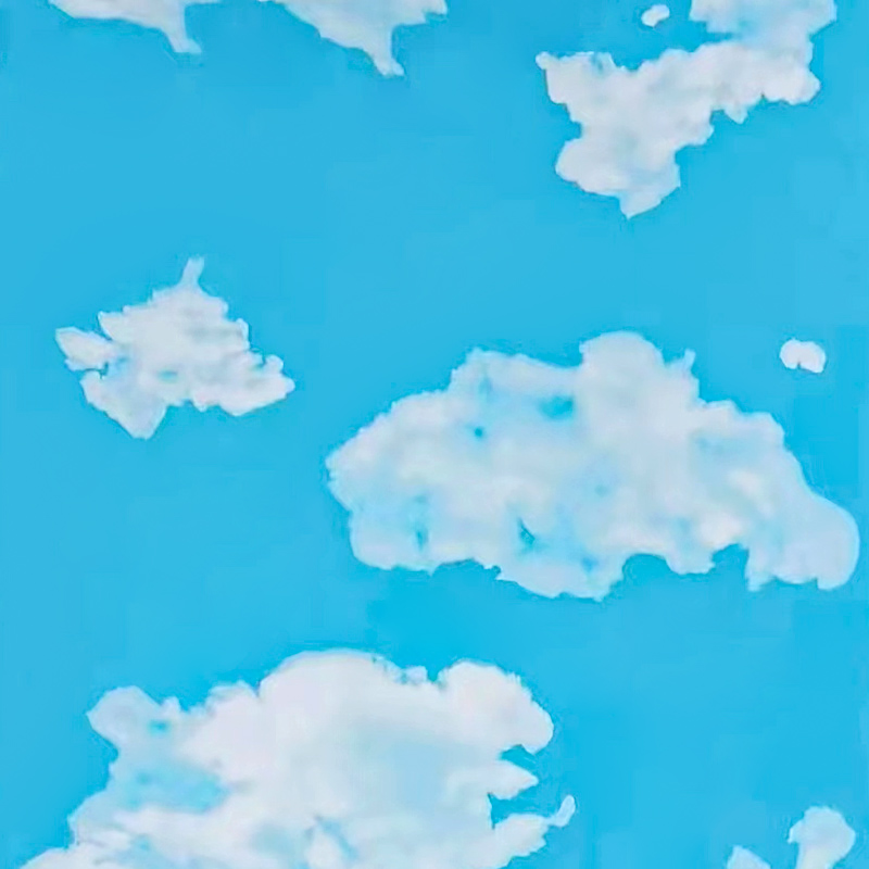 Himmel und Wolke gewöhnliche heiße Stempelfolie