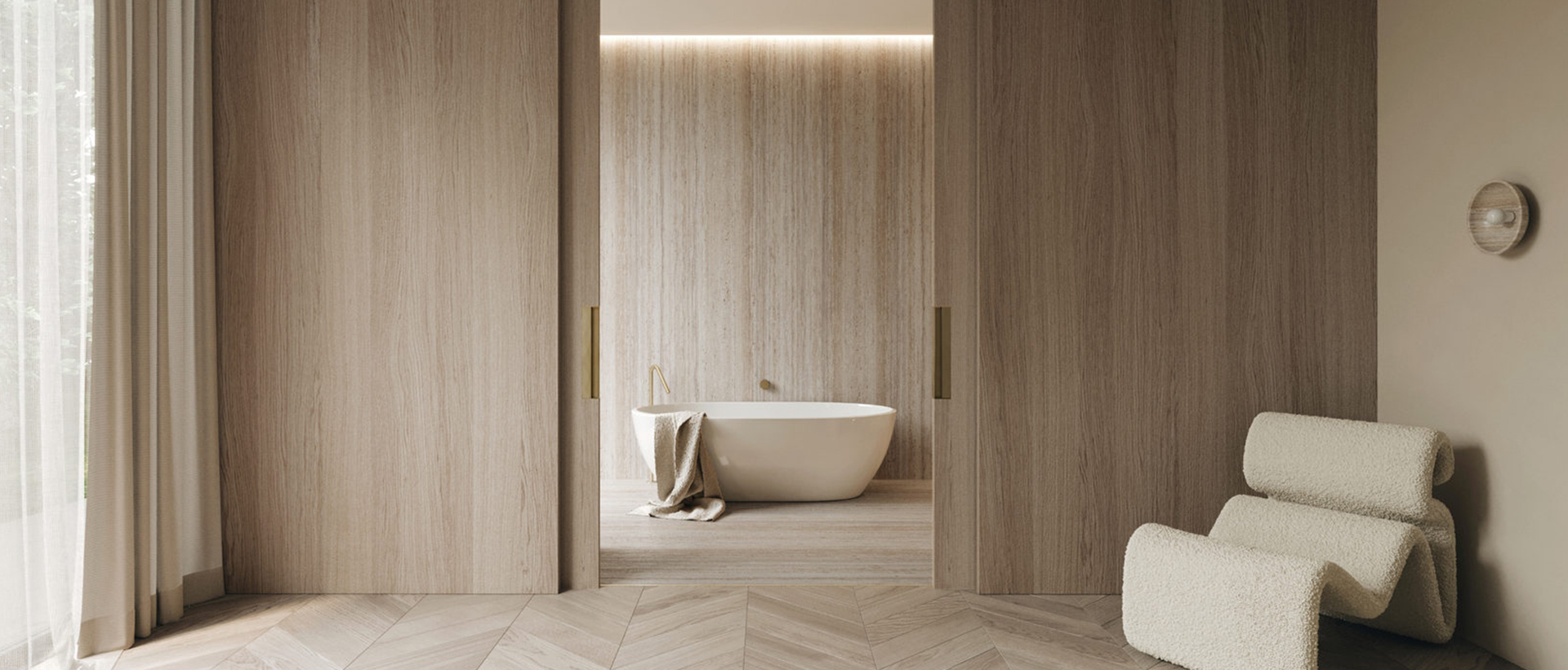 Badezimmerpartition